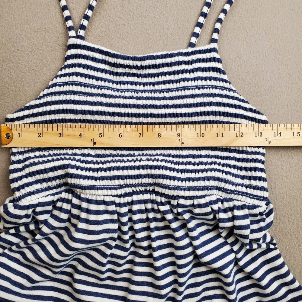 Cat & Jack Girl's Tiered Maxi Sun Dress XL (14/16) Spaghetti Straps Smocked - Picture 5 of 10